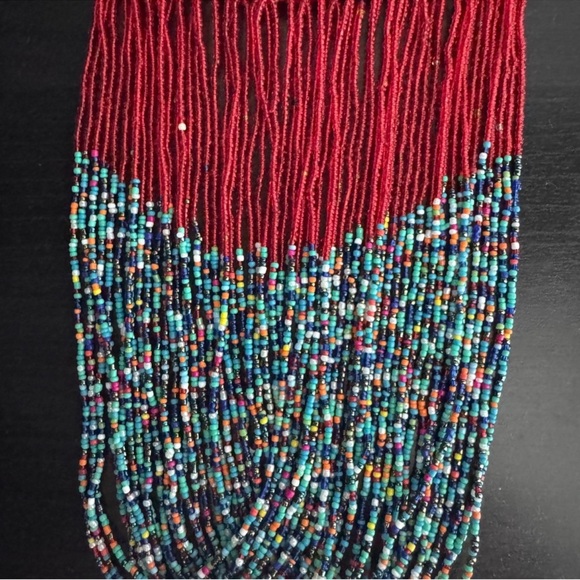 🔥 Elegant Multicolor Beaded Necklace - Picture 2 of 6